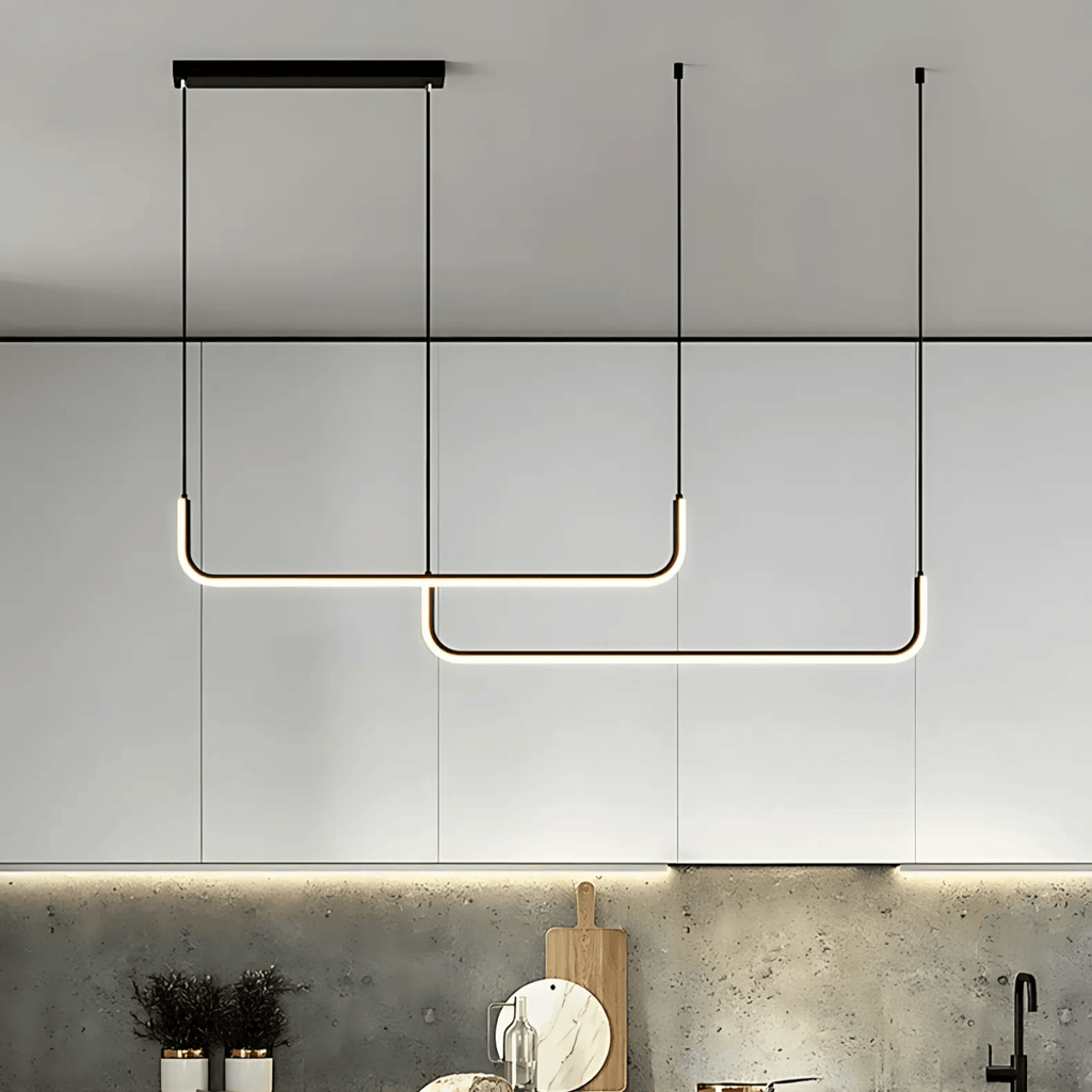 Nowoczesna wisząca lampa LED do wnętrz domowych