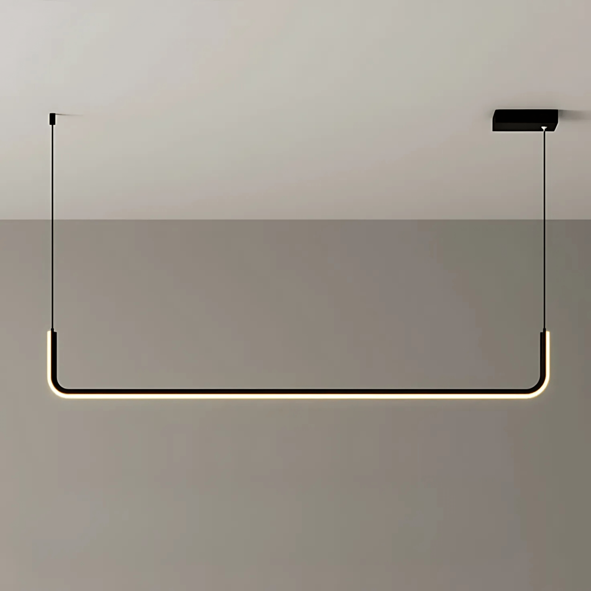 Nowoczesna wisząca lampa LED do wnętrz domowych