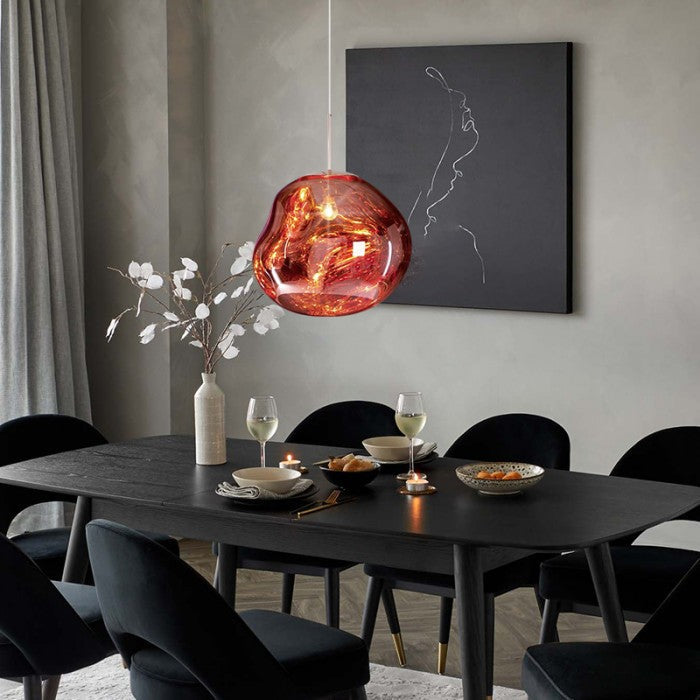 Refleksyjne nowoczesne lampy wiszące LED