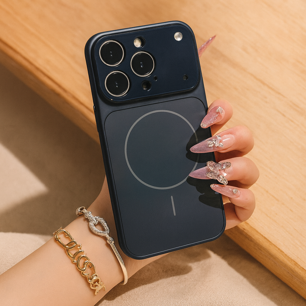 Lekkie etui na telefon z pierścieniem magnetycznym