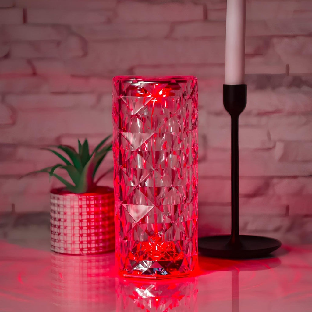 Nowoczesna lampa kryształowa z funkcją one touch