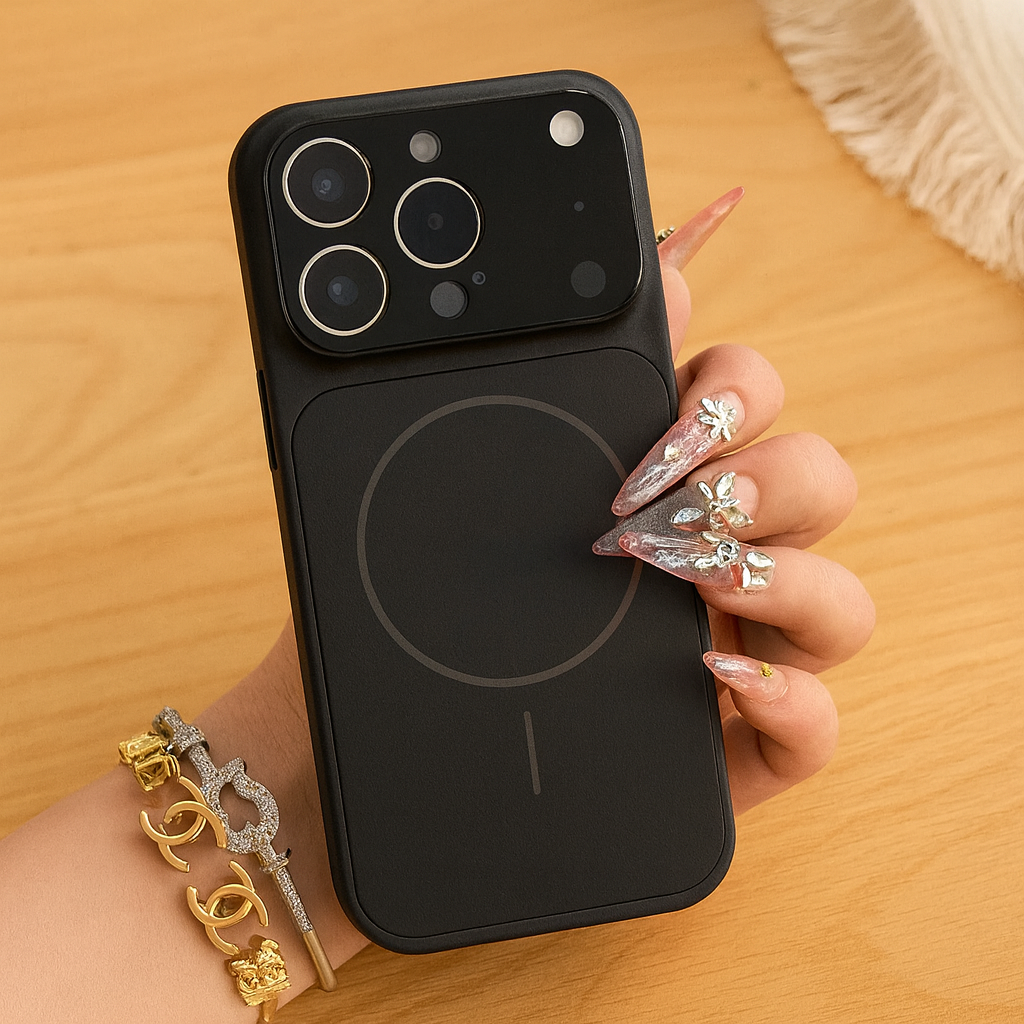 Lekkie etui na telefon z pierścieniem magnetycznym