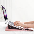 Ochronna torba na laptopa z wbudowaną podstawką