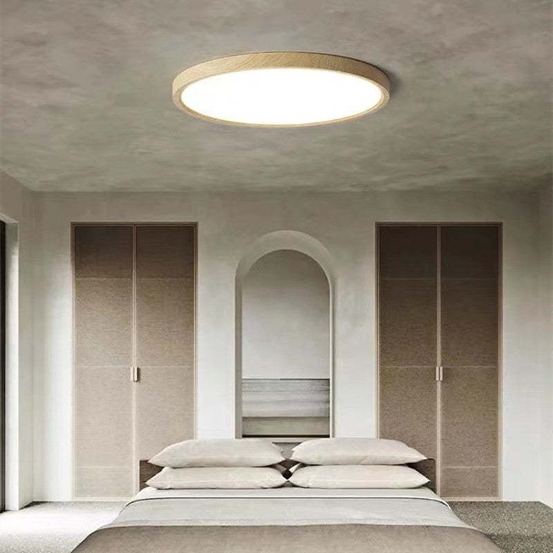 Stylowa Okrągła Lampa Sufitowa Flush Mount Nowoczesna – Minimalistyczny styl japoński