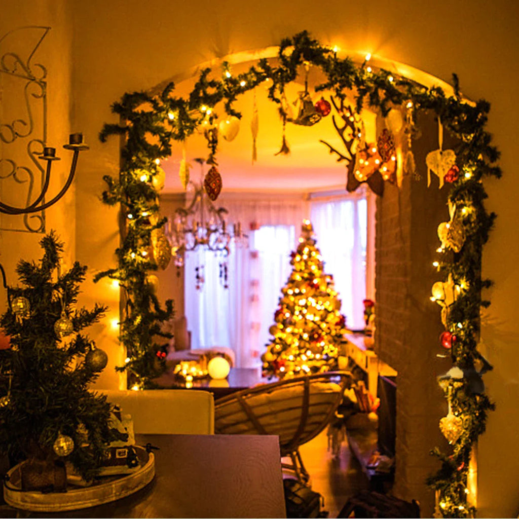 Zewnętrzne lampki łańcuchowe LED – lampka nocna