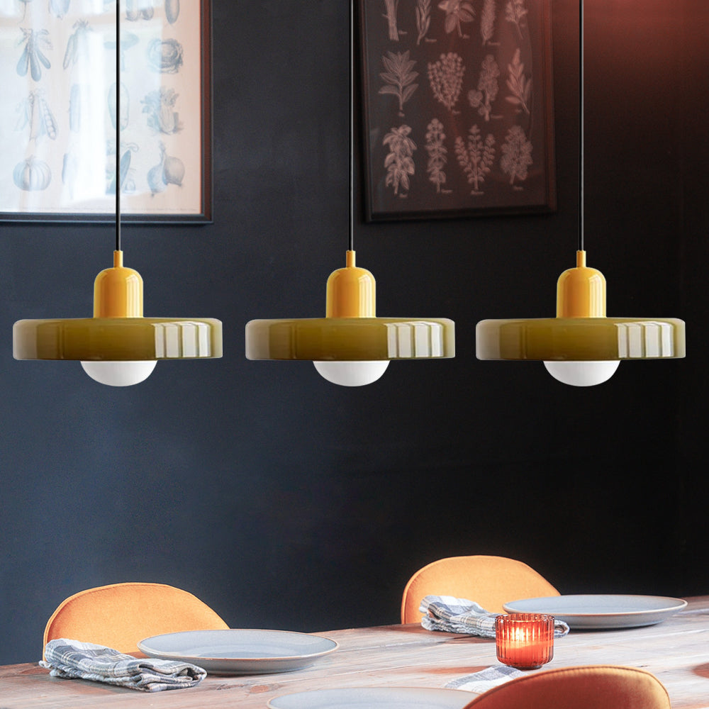Nowoczesna Lampa Wisząca – Regulowana Lampa Sufitowa z 3 Szklanymi Kloszami