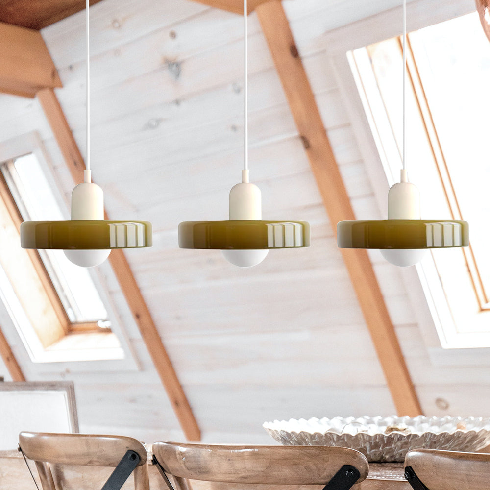 Nowoczesna Lampa Wisząca – Regulowana Lampa Sufitowa z 3 Szklanymi Kloszami