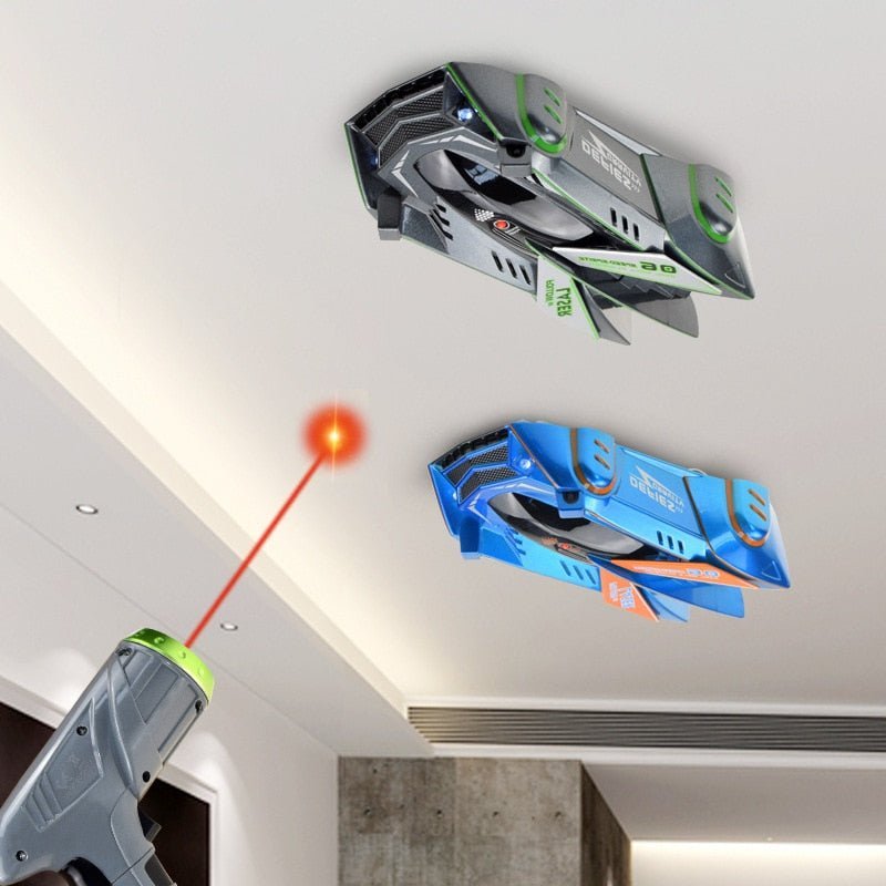 Futurystyczny samochód RC sterowany laserowo