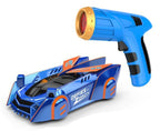 Futurystyczny samochód RC sterowany laserowo