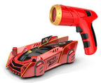 Futurystyczny samochód RC sterowany laserowo