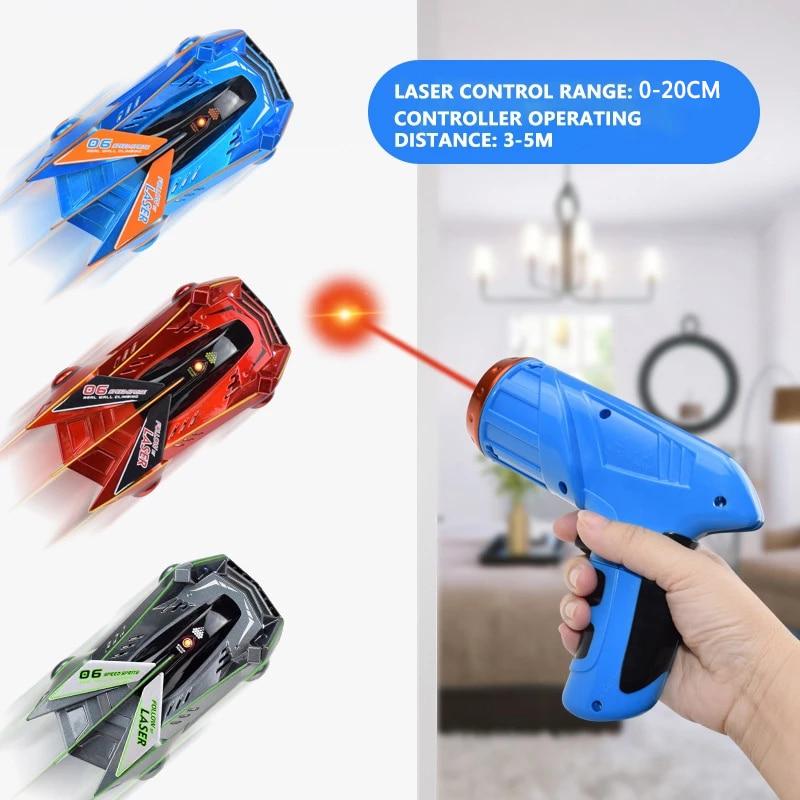 Futurystyczny samochód RC sterowany laserowo
