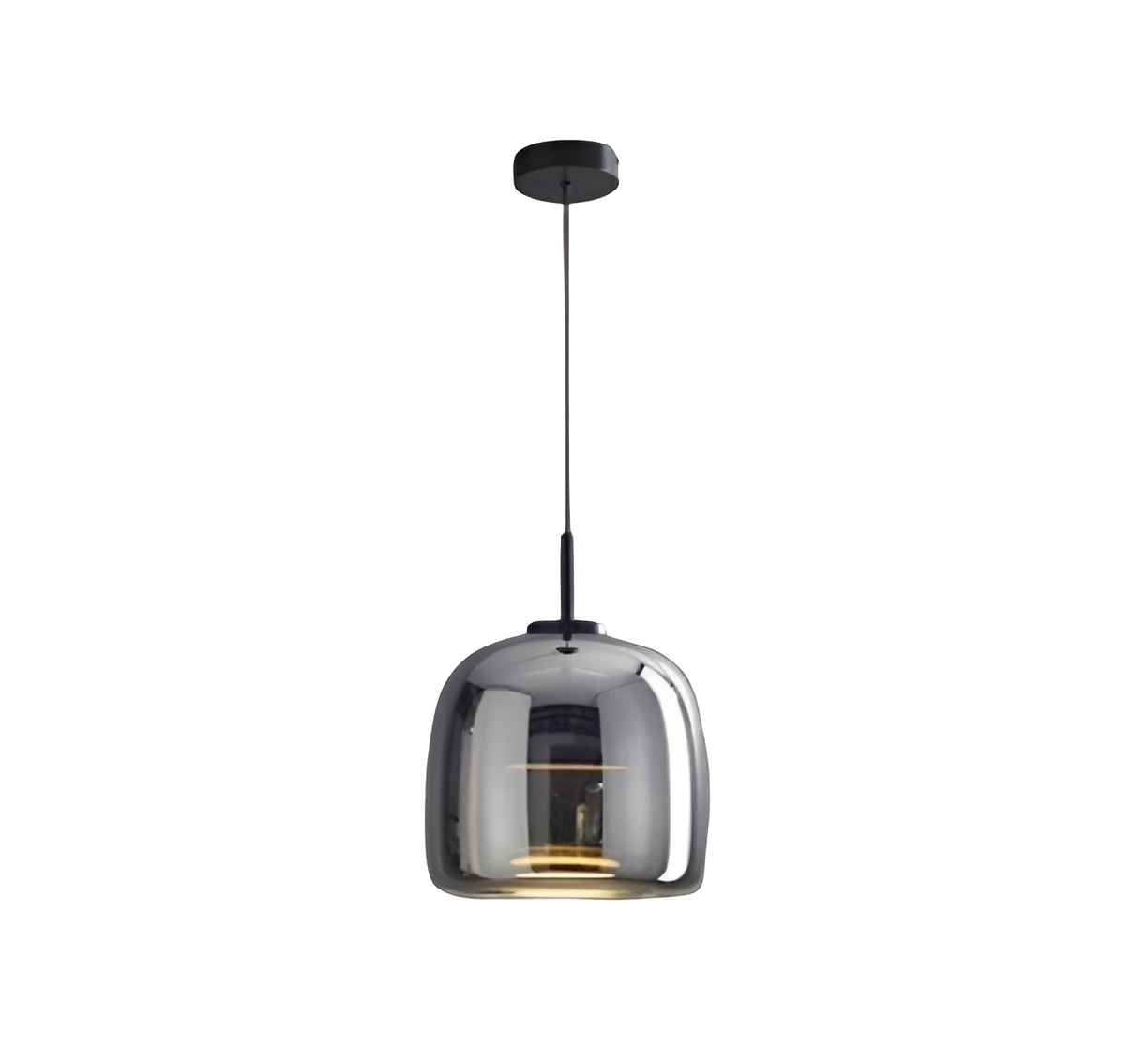 Stylowa lampa wisząca LED w stylu retro z połowy wieku