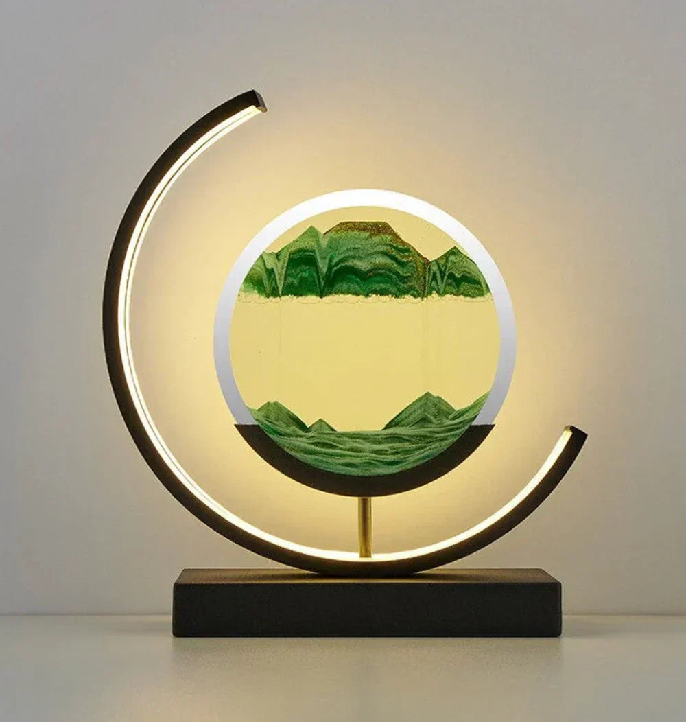 Minimalistyczna piaskowa dekoracyjna lampa krajobrazowa