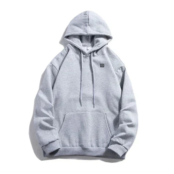 Ogrzewana bluza z kapturem unisex na zewnątrz