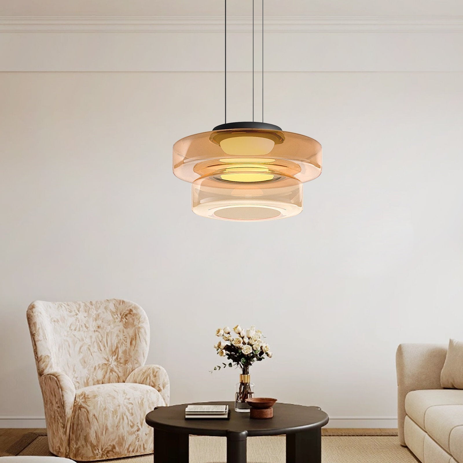 Lampa wisząca Halo do nowoczesnego domu