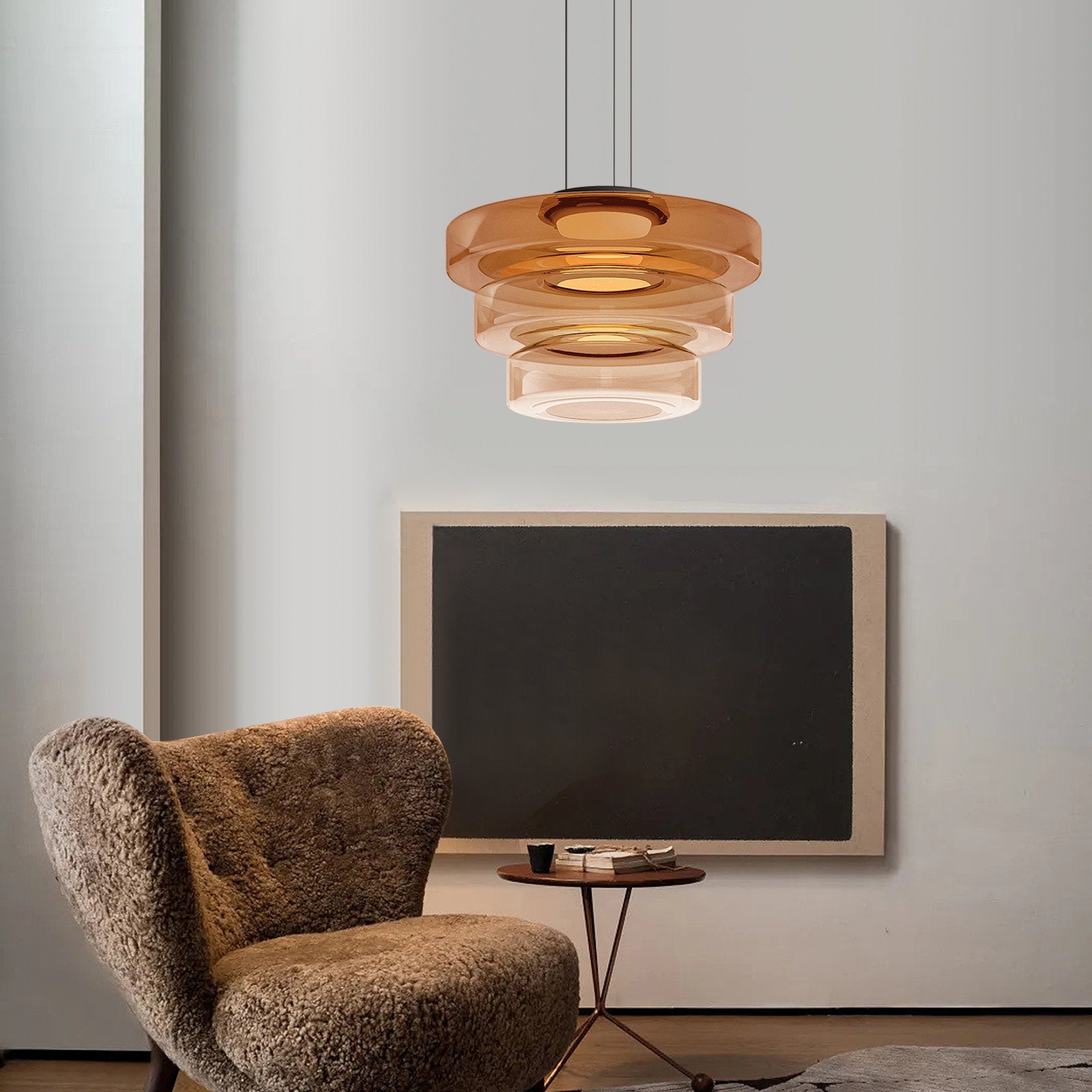 Lampa wisząca Halo do nowoczesnego domu