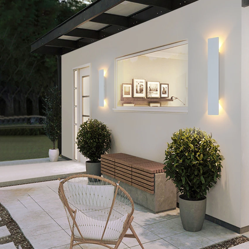 Kinkiety Nowoczesny Aluminiowy Design Zewnętrzny