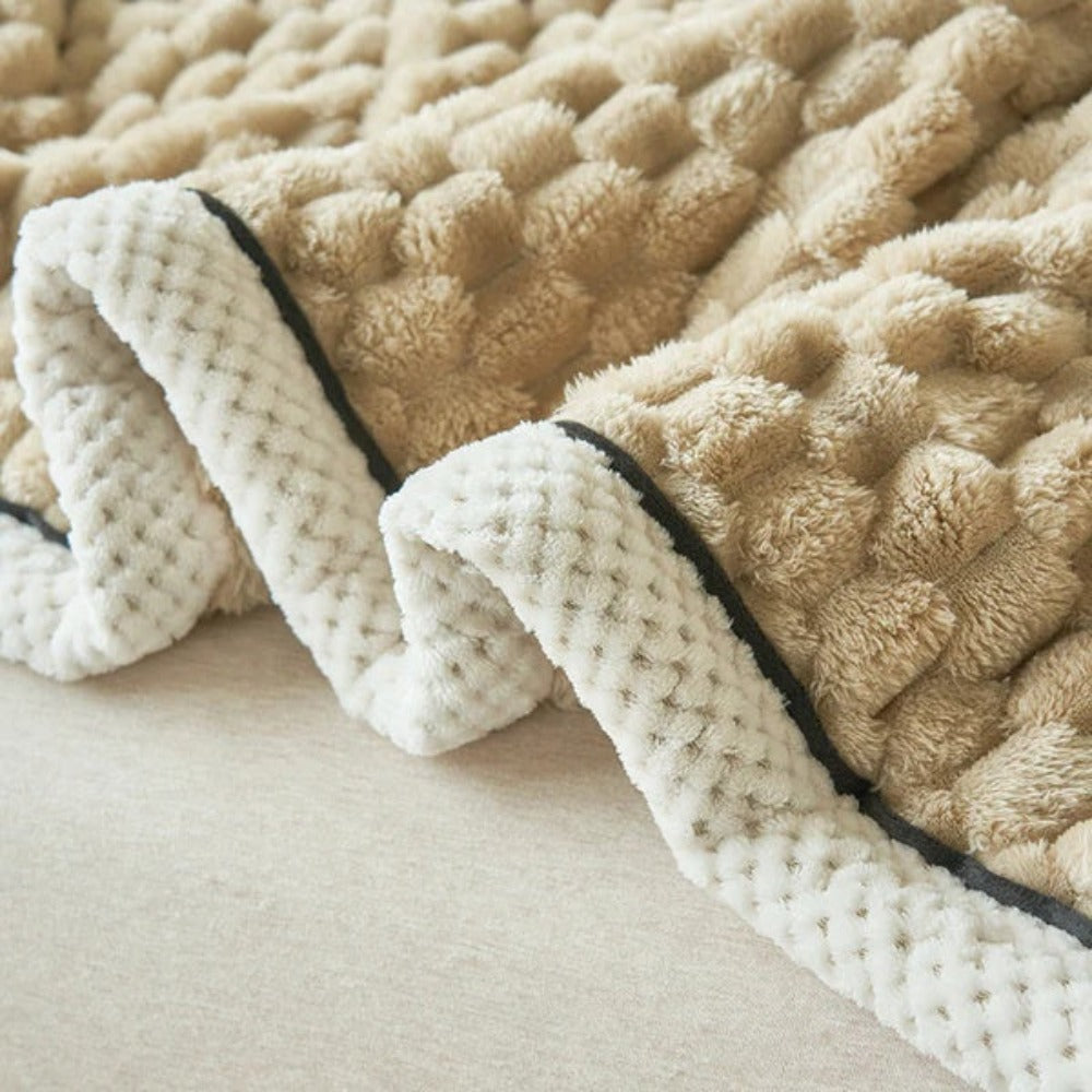 Przytulny Ciepły Pluszowy Cloud Cuddle Koc