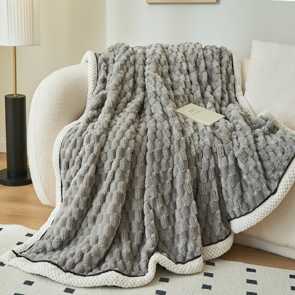 Przytulny Ciepły Pluszowy Cloud Cuddle Koc