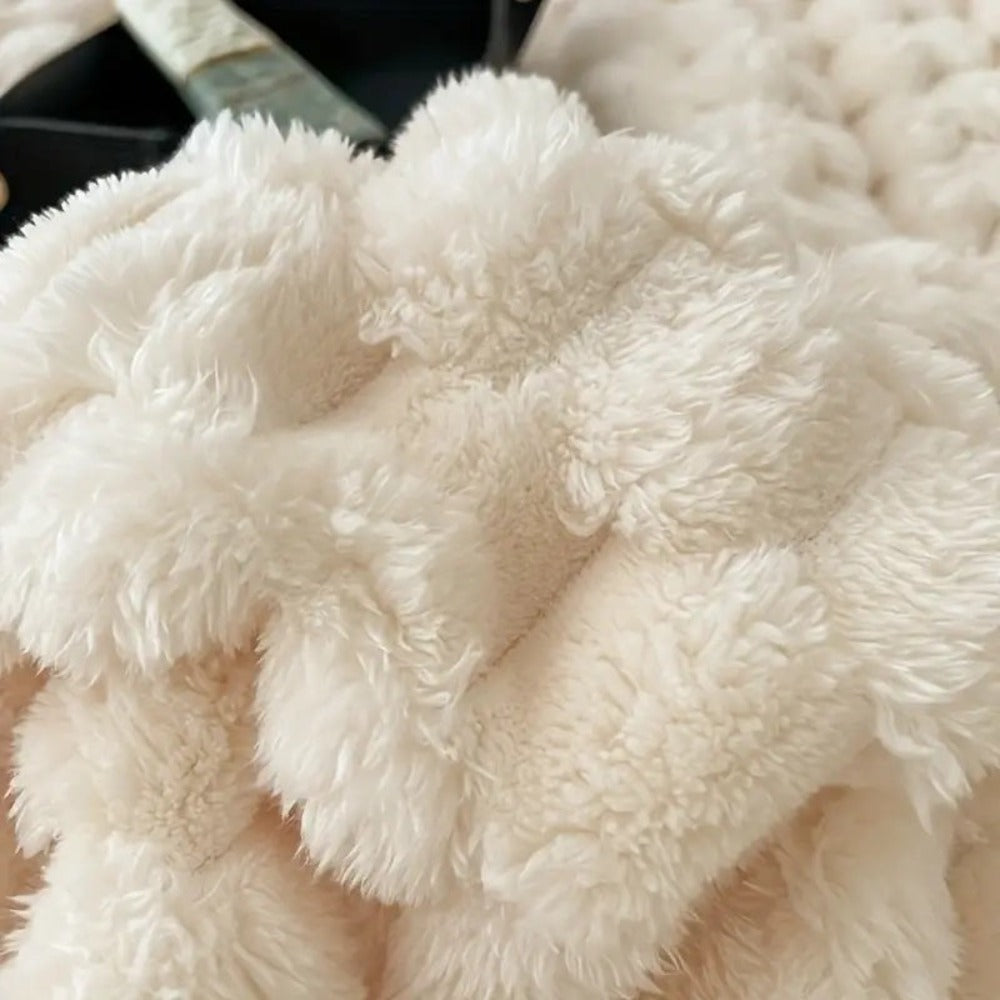 Przytulny Ciepły Pluszowy Cloud Cuddle Koc