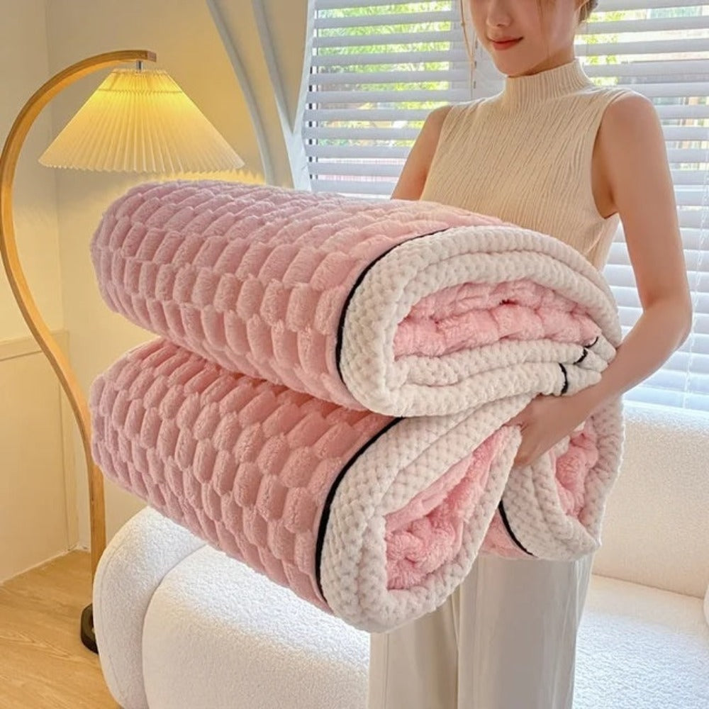 Przytulny Ciepły Pluszowy Cloud Cuddle Koc