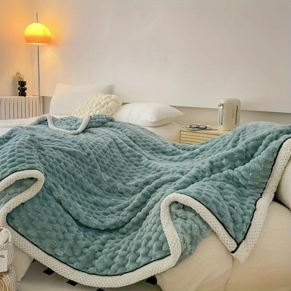 Przytulny Ciepły Pluszowy Cloud Cuddle Koc