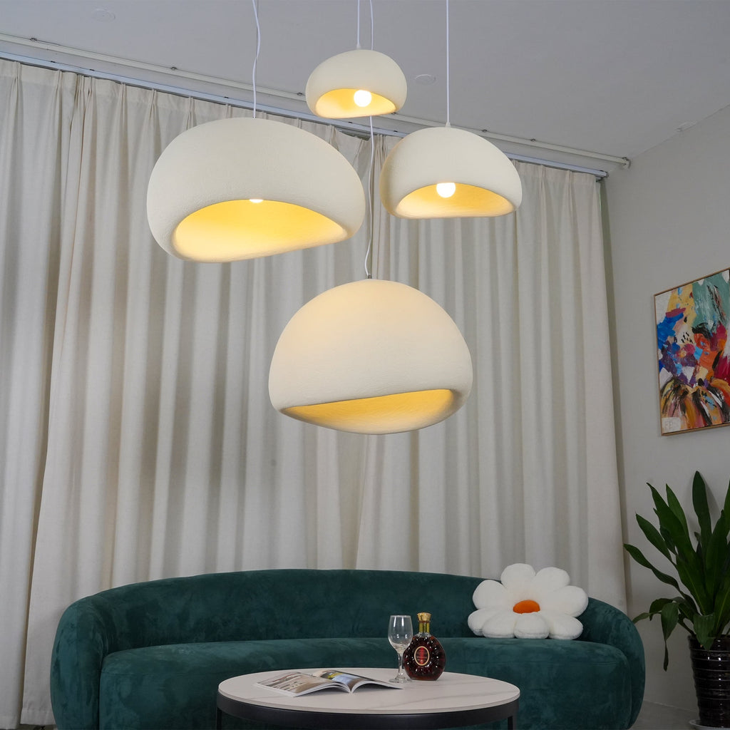 Lampa wisząca w kształcie chmury