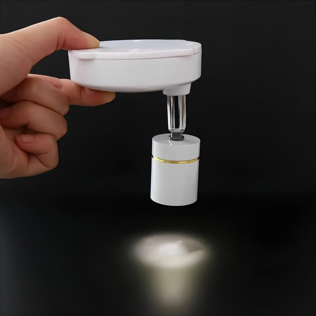 Bezprzewodowa regulowana lampa ścienna punktowa z pilotem
