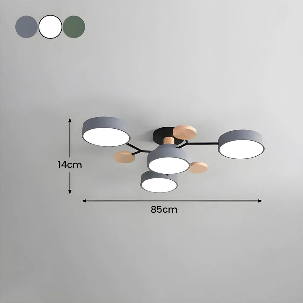 Nowoczesna lampa sufitowa LED typu plafon