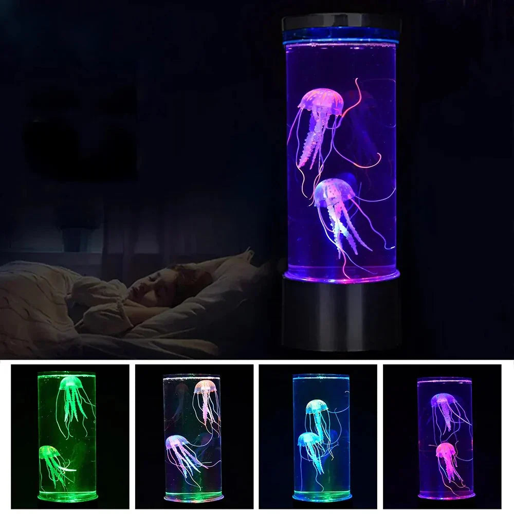Lampa Oceanic Lava LED w stylu meduzy