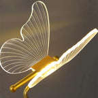 Modna elegancka lampka przenośna LED Butterfly
