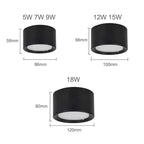 Regulowana lampa sufitowa LED punktowa Nowoczesny natynkowy downlight