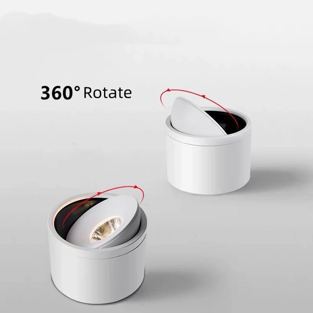 Nowoczesna Uniwersalna Obrotowa LED Lampa Sufitowa