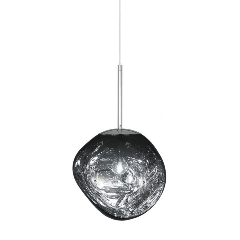 Lampa wisząca z efektem stopionego szkła – nowoczesna artystyczna