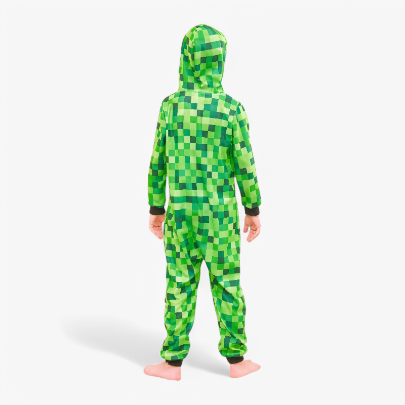 Świąteczny, wesoły kostium Minecraft dla dzieci