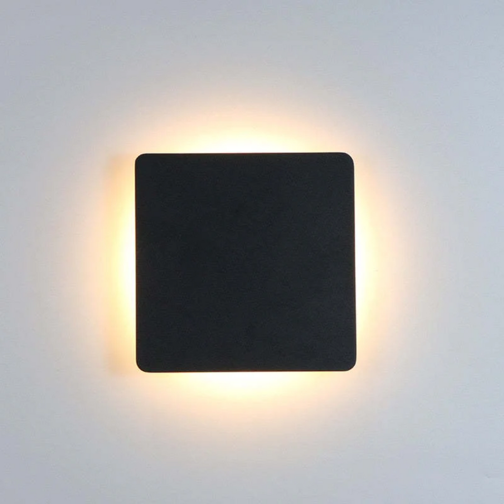 Elegancka minimalistyczna lampa ścienna LED do oświetlenia zewnętrznego