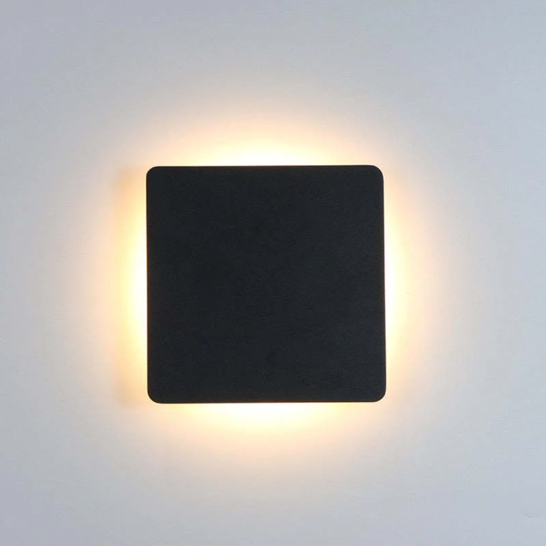 Elegancka minimalistyczna lampa ścienna LED do oświetlenia zewnętrznego