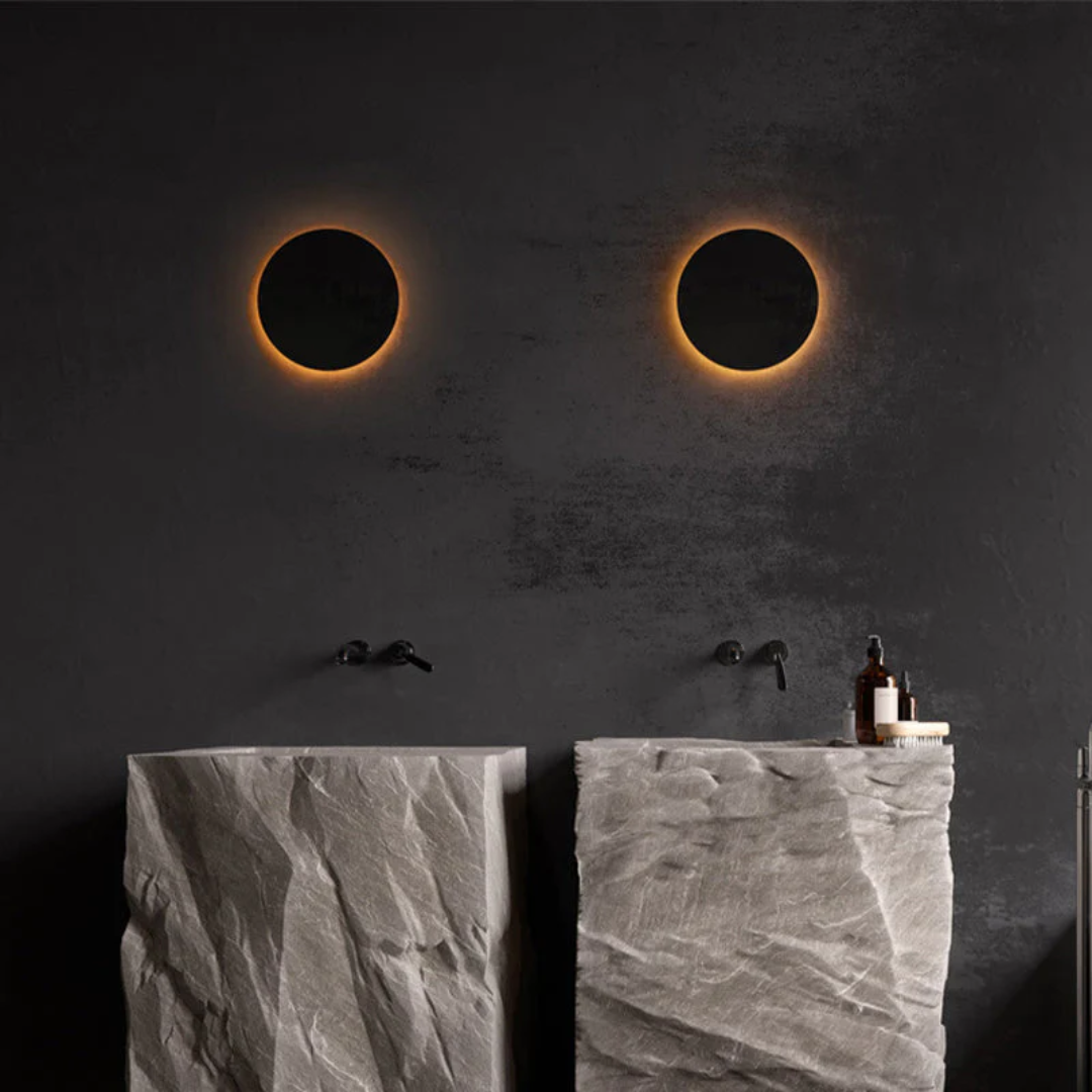 Elegancka minimalistyczna lampa ścienna LED do oświetlenia zewnętrznego