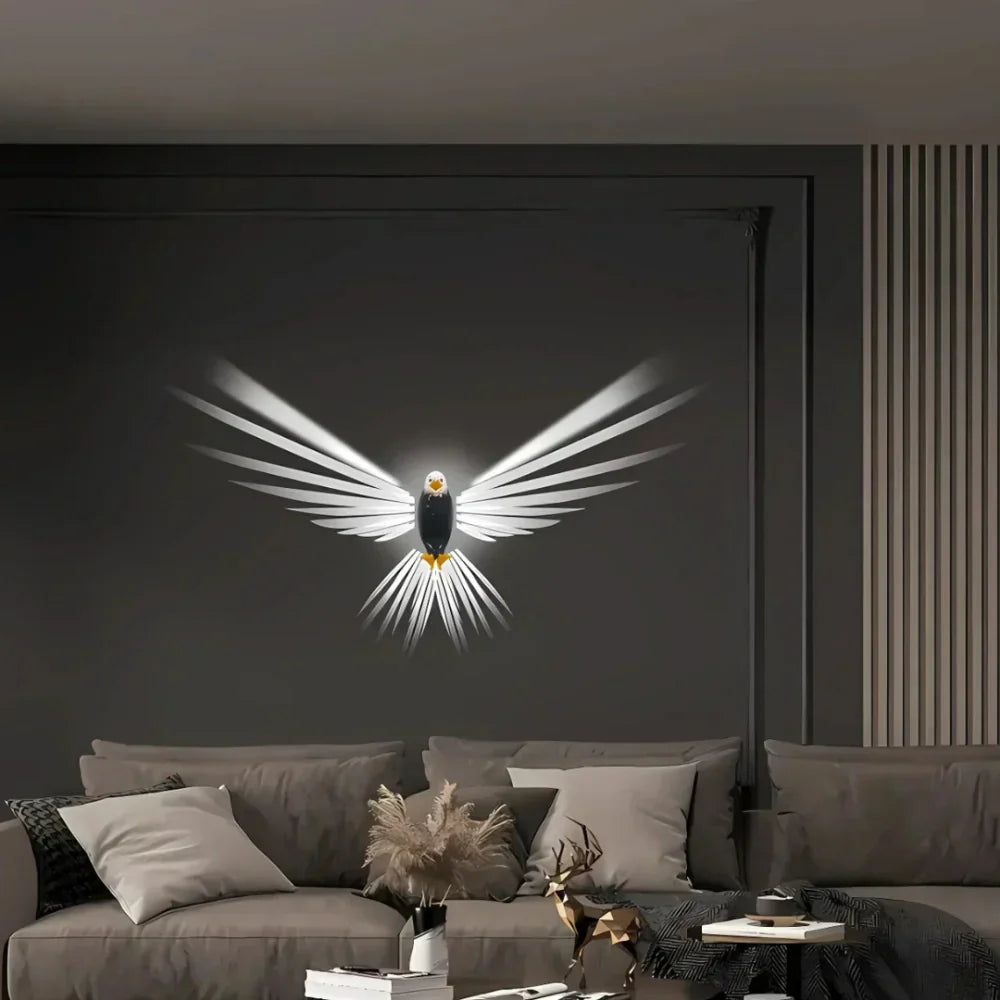 Lampa ścienna LED z projekcją zwierząt