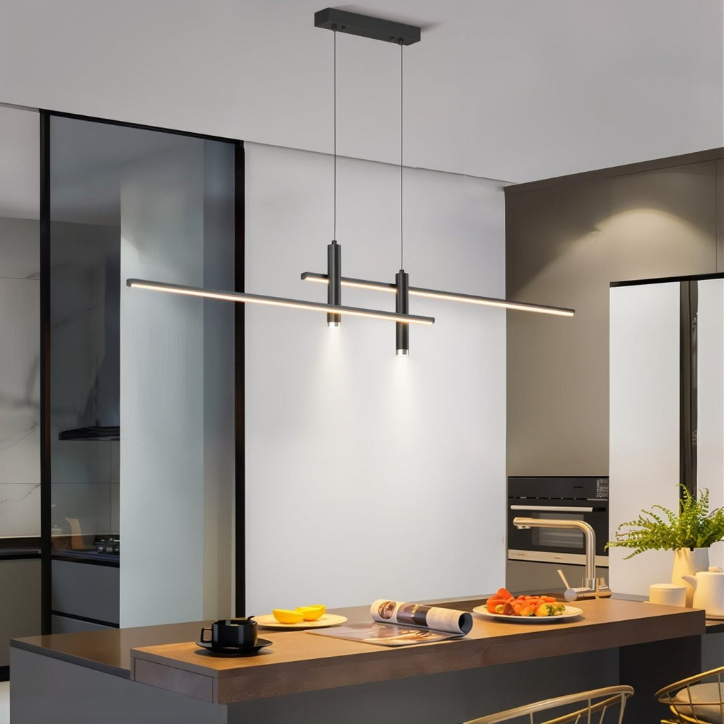 Minimalistyczna Regulowana Lampa Wisząca LED Liniowa