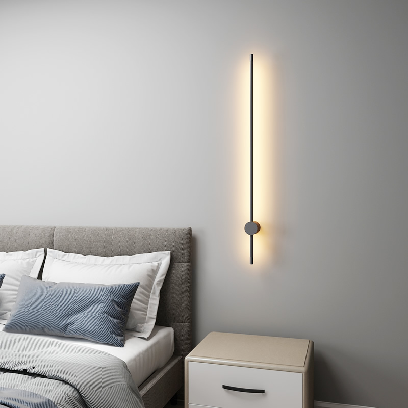 Elegancka liniowa lampa ścienna LED do nowoczesnych wnętrz
