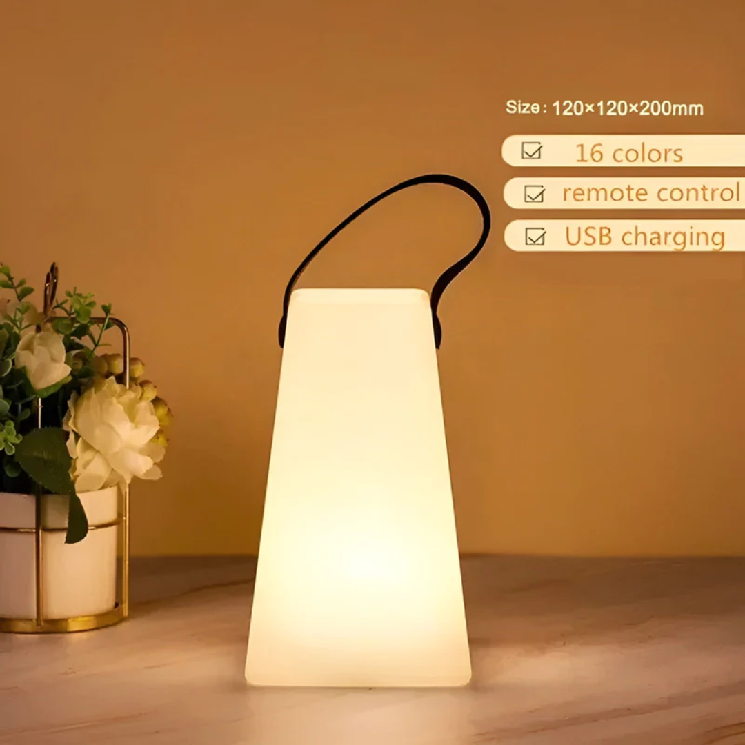 Stylowa bezprzewodowa wodoodporna lampa stołowa