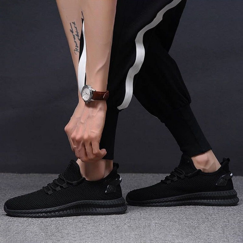 Męskie Sneakersy Sportowe Elastyczne Lekkie Buty Treningowe