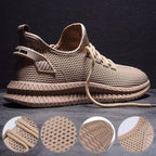 Męskie Sneakersy Sportowe Elastyczne Lekkie Buty Treningowe