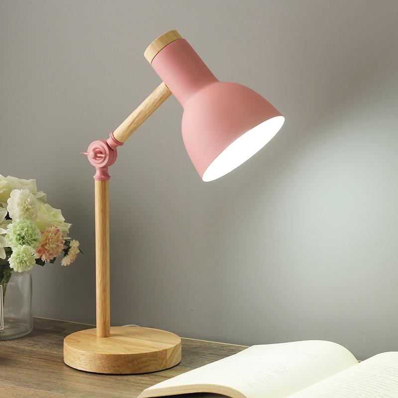Nowoczesna regulowana lampa stołowa Oświetlenie w stylu nordyckim