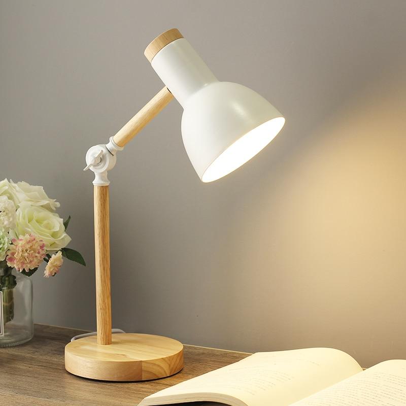 Nowoczesna regulowana lampa stołowa Oświetlenie w stylu nordyckim