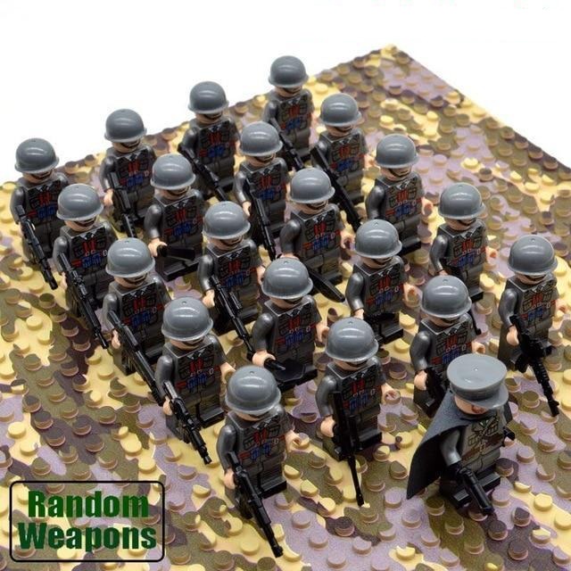 Kreatywne klocki do budowania armii – WORLDWAR  II, 21 elementów/Klocki do budowania armii