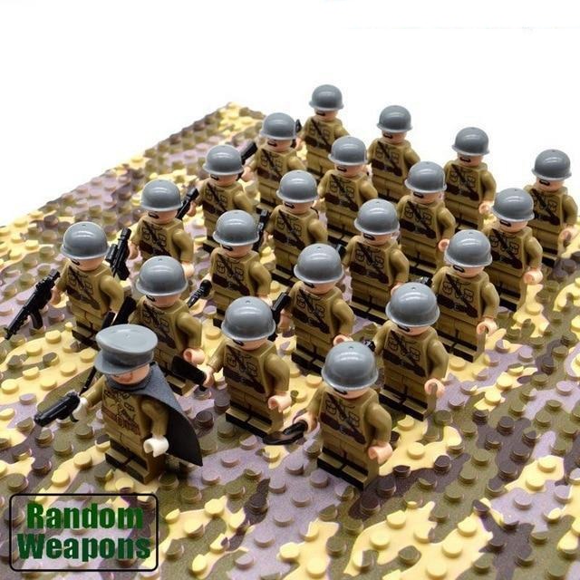 Kreatywne klocki do budowania armii – WORLDWAR  II, 21 elementów/Klocki do budowania armii