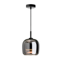 Nowoczesna Czarna Lampa Wisząca ze Szkła – Elegancka nad Stół i do Salonu