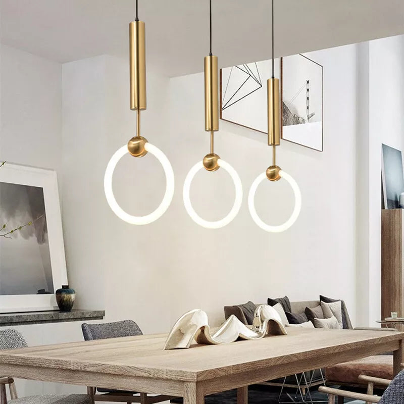 Nordycka Lampa Wisząca Minimalistyczny Design Elegancki Kształt